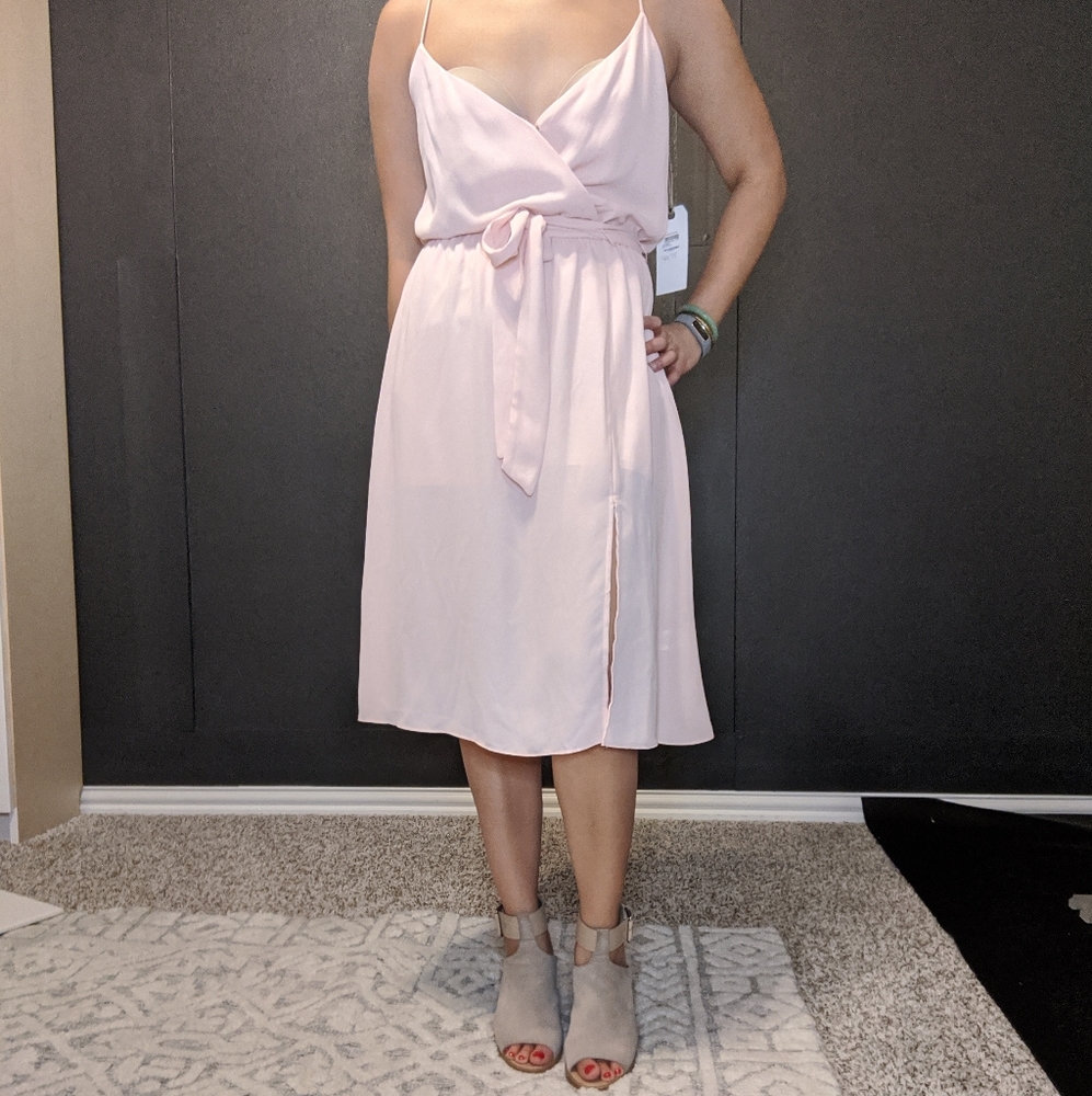 Blush Romper Dress (Small)